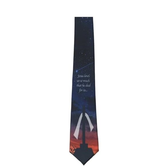 Jacob Alexander "Jesus Loved Us So Much..." Christian Necktie - Picture 1 of 1